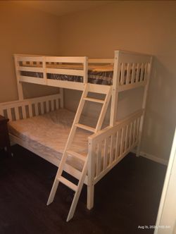 real wood bunk bed