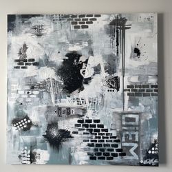 48in X 48in Canvas Contemporary Art