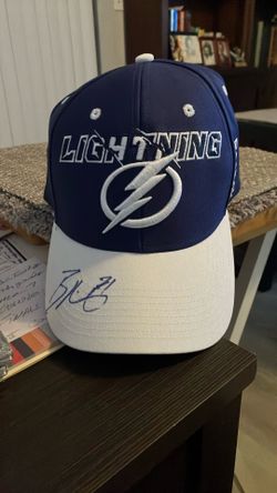 Official Lightning Hat Signed By Brayden Point
