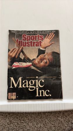 1990 Sports Illustrated Magic Johnson Lakers Cover Magazine