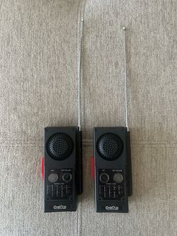Vintage Concept 2000 Walkie Talkie Portable Transceivers Model #602