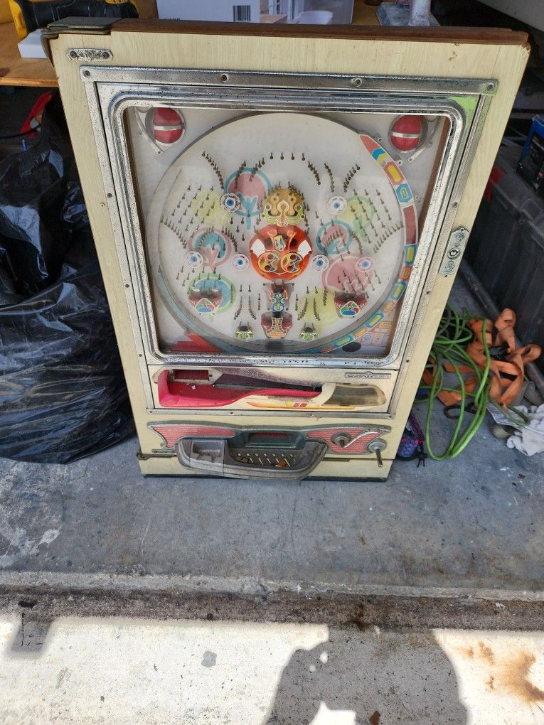 Vintage Pachinko Machine Sankyo From Japan