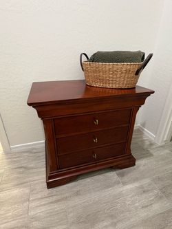 Cherry red night stand