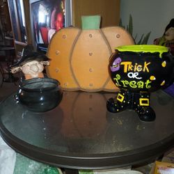HALLOWEEN  PUNPKIN Plus Bowels BRAND New 