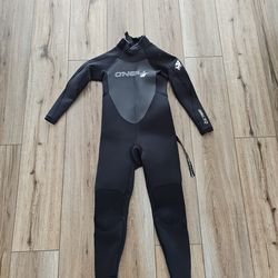 Boys oneill wetsuit like new size 8