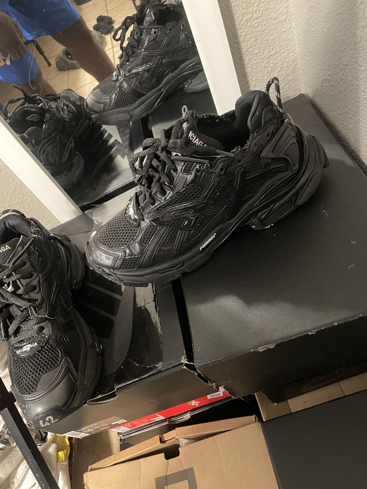 Balenciaga Track Runners Triple Black
