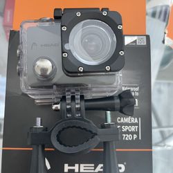 HEAD 720p Action Sport  Photo Video Camera Water Resistant Time Lapse LCD