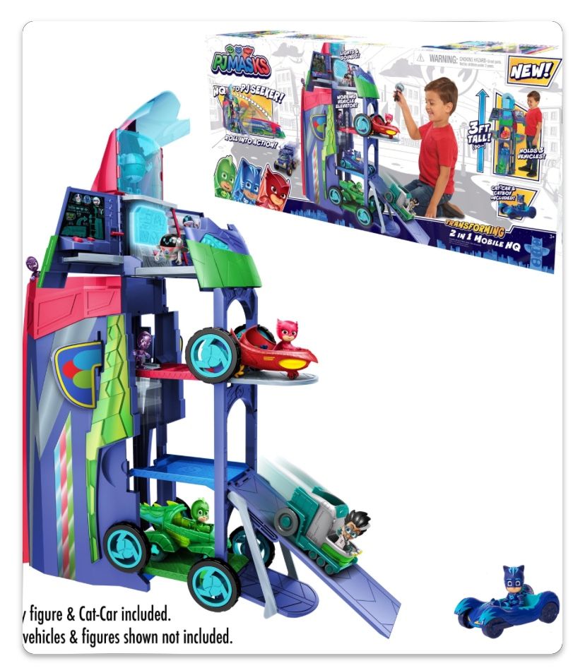 pj masks 2 in 1 mobile transfomable hq