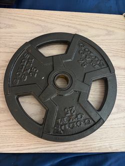 2x Gold's Gym 25 lb Olympic Weight Plates 2 available