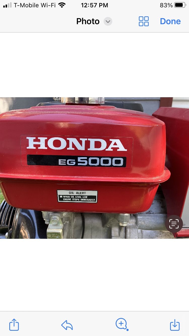 Honda EG 5000 Generator