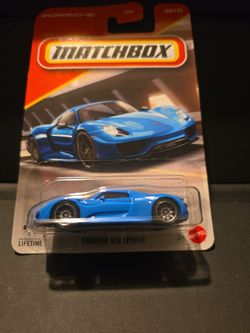 Matchbox Porsche 918 Spyder Die-Cast Car