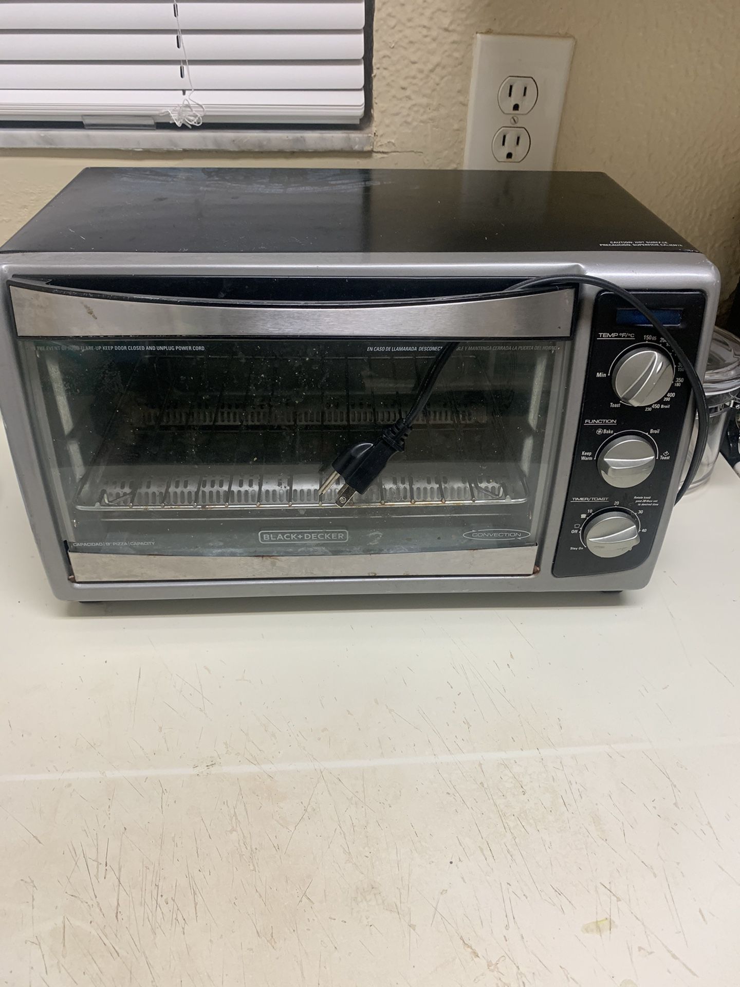 Toaster oven take it as is it is functional