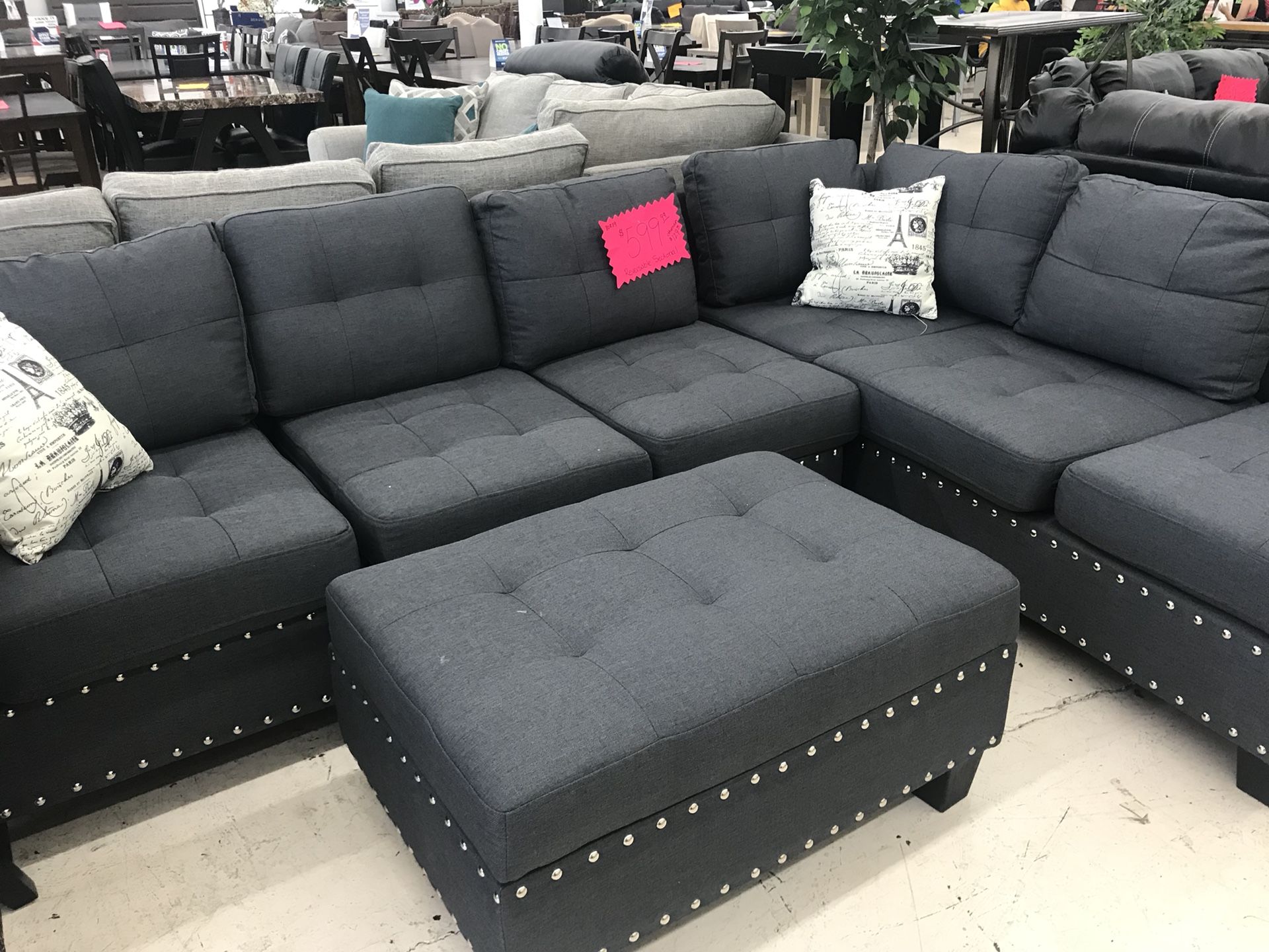 LIVING ROOM SET 2 PC SECTIONAL ON SALE