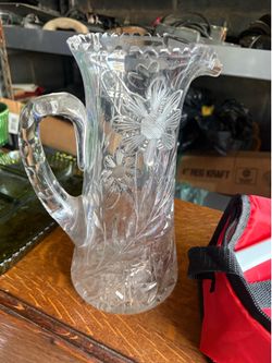 Glass pitcher