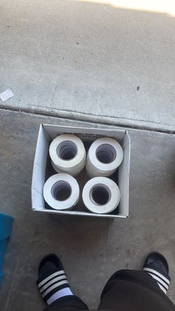 White tape