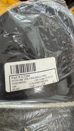 55-59 gmc pu firewall pad