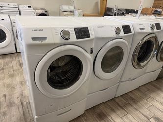 Samsung washer and dryer set electric with warranty