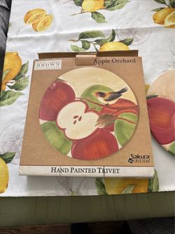 Hand painted trivet
