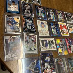 Baseball Cards , Soccer And Couple Hockey 