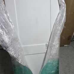 Two panel white interior door