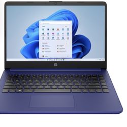 Indigo Blue HP Laptop 