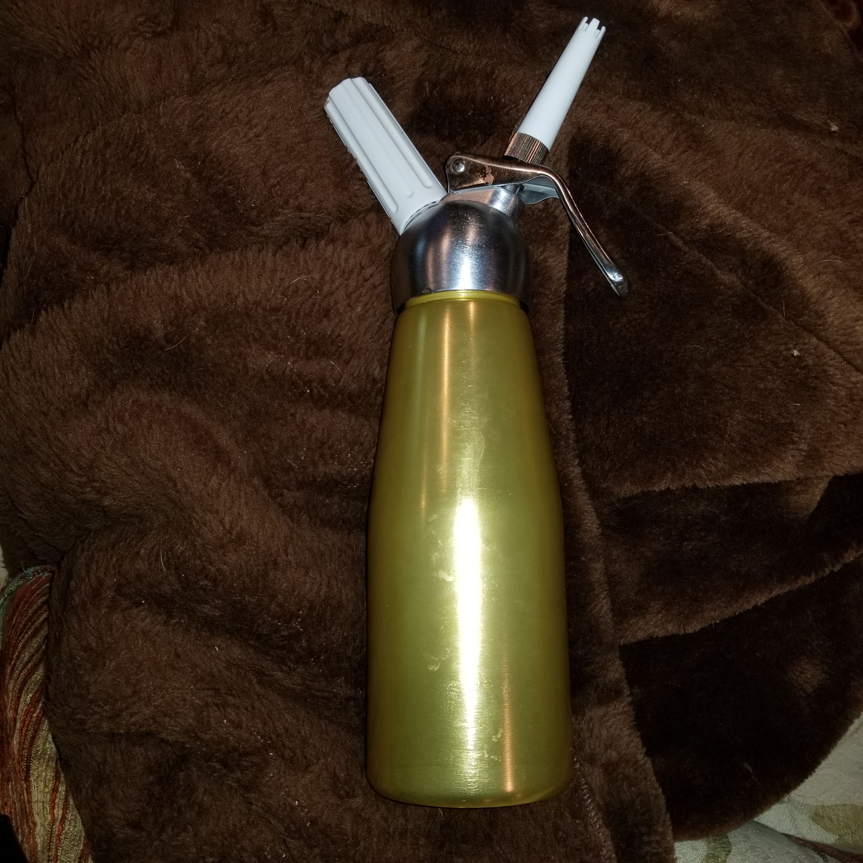 Homemade Whipped cream dispenser