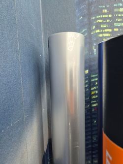 Highlight silver vinyl wrap roll