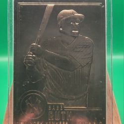 Babe Ruth 1996 CMG GOLD Worldwide Card #30, NM