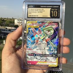 Pokemon Gardevoir & Sylveon GX CGC 10 Pristine Japanese