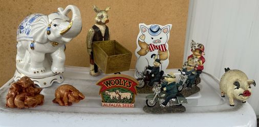 Vintage Pig Figurines