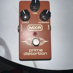 MXR distortion pedal