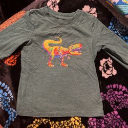 Green Dinosaur Long Sleeve