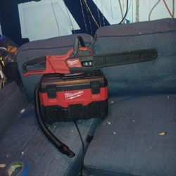 Milwaukee Chainsaw And Vacuum