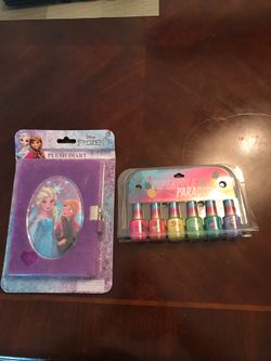 plush diary and nail polish