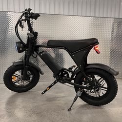 Electric Mini e-Bike, 16x4.0(Fat Tire), 11ah Battery, 20mph Top Speed, 5speed Pedal Assist, 7 Speed Shimano