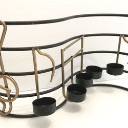Music Themed Candle Holder