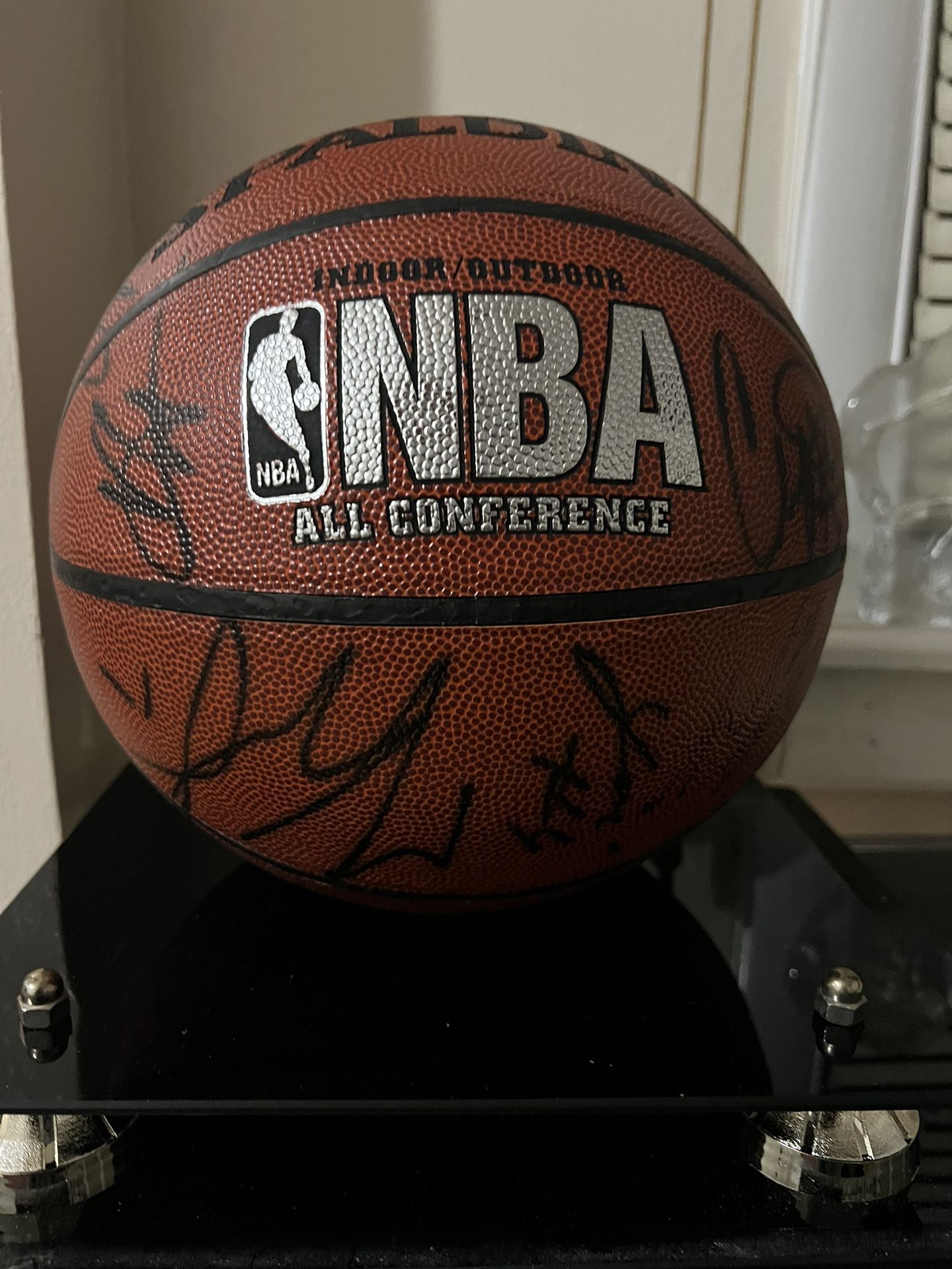 Jason Kidd and NJ Nets Signed Basketball 