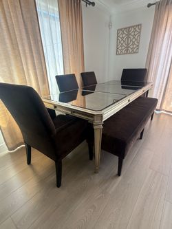 Z Gallerie Empire Set - Dining Table - Coffee Table - Console -