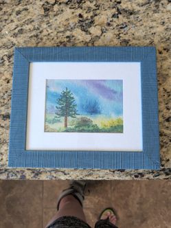 Nature painting, Original watercolor painting, painting , nature, trees