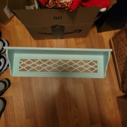 Painted Aqua Shelve