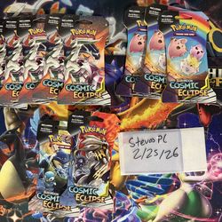 Cosmic eclipse Sleeved booster packs