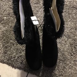 Black Snow Boots