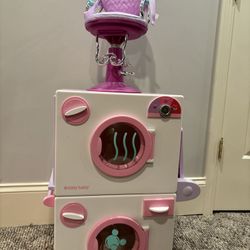 American GIRL Washer/Dryer And Chair