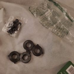 MECCANIXITY Shaft Collar 3/4" Bore Single Split Carbon Steel Clamping Collar Shaft Collars with Set Screw Black 4 Pack
