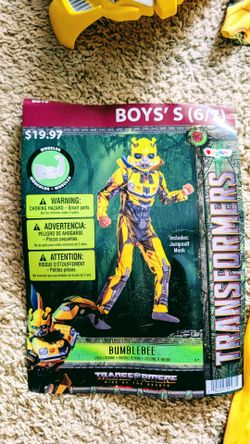 Boys Bumblebee Halloween Costume Size 6/7