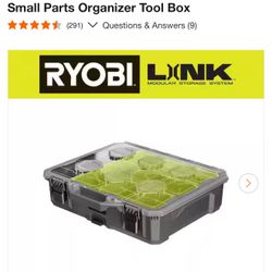 RYOBI LINK 10-Compartment Modular Small Parts Organizer Tool Box