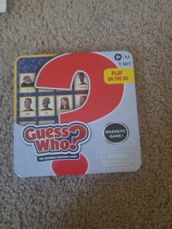 Guess who magnetic game