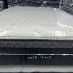 QUEEN SIZE INTELLIBED MATTRESS & BOX SPRING BED SET