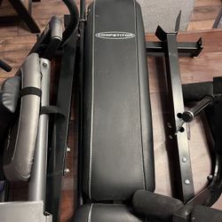 Gym Equipment, Inversion table, and Weights 