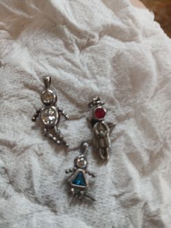 Three people charms  5.00 dollars each